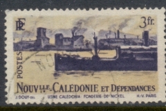 New Caledonia 1948 Pictorial Nickel Foundry 3f