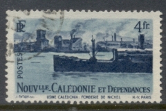 New Caledonia 1948 Pictorial Nickel Foundry 4f