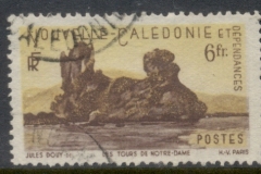 New Caledonia 1948 Pictorial Towers of Notre Dame 6f