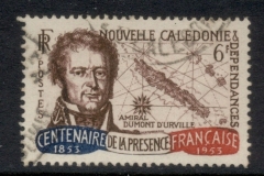 New Caledonia 1953 Admiral d'Urville 6f