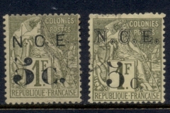 New Caledonia 1886 French Colonies opt NCE