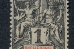 New Caledonia 1892 Navigation & Commerce 1c