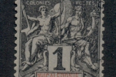 New Caledonia 1892 Navigation & Commerce 1c