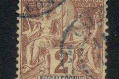New Caledonia 1892 Navigation & Commerce 2c