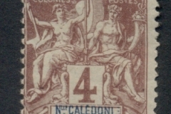 New Caledonia 1892 Navigation & Commerce 4c