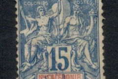 New Caledonia 1892 Navigation & Commerce 15c