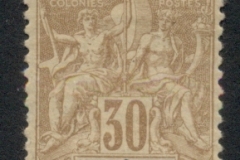 New Caledonia 1892 Navigation & Commerce 30c