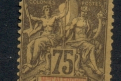 New Caledonia 1892 Navigation & Commerce 75c
