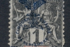 New Caledonia 1903 Navigation & Commerce Opt Jubilee 1c