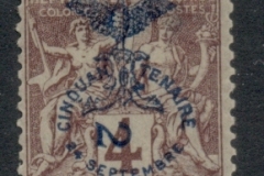 New Caledonia 1903 Navigation & Commerce Opt Jubilee Surch 2c on 4c