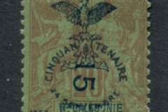 New Caledonia 1903 Navigation & Commerce Opt Jubilee Surch 15c on 20c