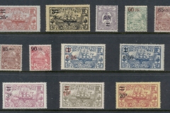 New Caledonia 1924-27 Pictorials Surch. Asst