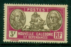 New Caledonia 1929-40 Pictorial Admiral de Bougainville & Count de La Perouse 3f