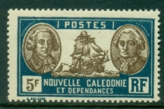 New Caledonia 1929-40 Pictorial Admiral de Bougainville & Count de La Perouse 5f