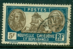 New Caledonia 1929-40 Pictorial Admiral de Bougainville & Count de La Perouse 5f