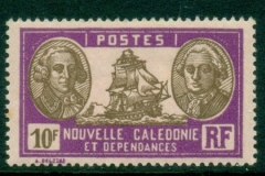 New Caledonia 1929-40 Pictorial Admiral de Bougainville & Count de La Perouse 10f