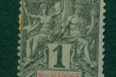 New Caledonia 1892-1904 Navigation & Commerce 1c