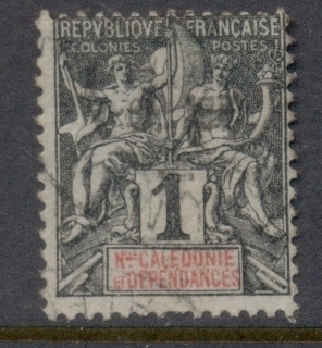 New Caledonia 1892-1904 Navigation & Commerce 1c