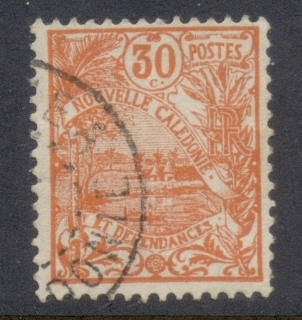 New Caledonia 1905-07 Landscape 30c orange