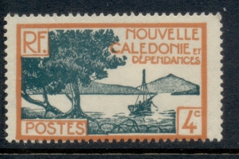 New Caledonia 1928-40 Pictorial, Bay of Paletuviers Point 4c