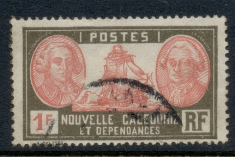 New Caledonia 1928-40 Pictorial, Admiral De Bougainville & Count de la Perouse 1f