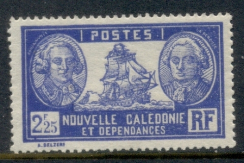 New Caledonia 1928-40 Pictorial, Admiral De Bougainville & Count de la Perouse 2.25f