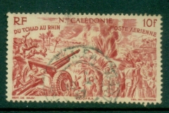 New Caledonia 1946 Chad to Rhine 10f