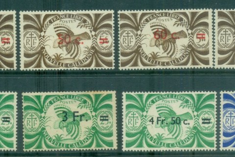 New Caledonia 1945-46 Birds Asst, Kagu Opts