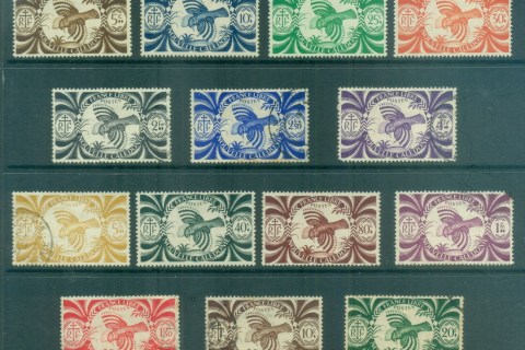 New Caledonia 1942 Birds Asst, Kagu