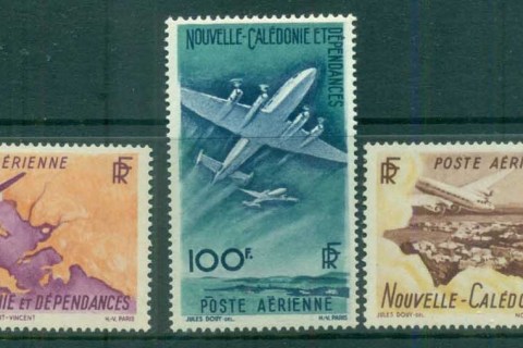 New Caledonia 1948 Airmail Plane, Views