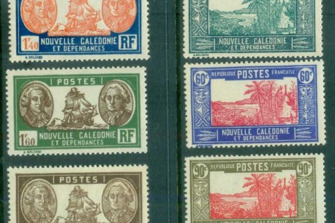 New Caledonia 1928-40 Pictorials Assorted