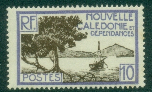 New-Caledonia-1928-Pictorial-View-10c-MUH