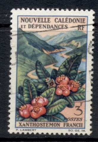 New Caledonia 1964 Flowers 3f
