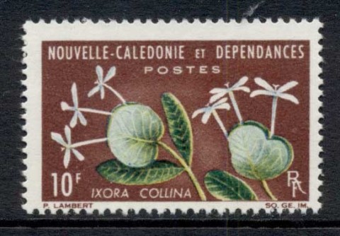 New Caledonia 1964 Flowers 10f