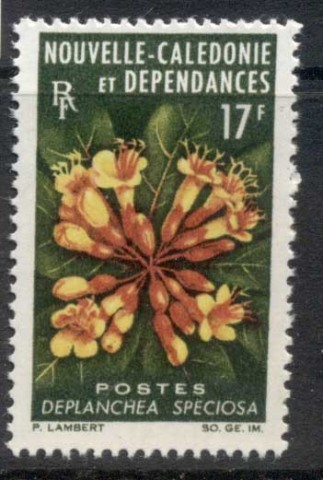 New Caledonia 1964 Flowers 17f