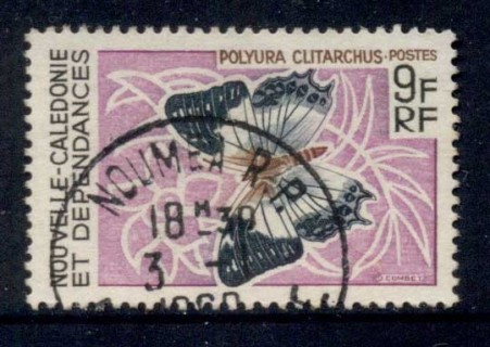 New Caledonia 1967 Butterfly 9f