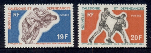 New Caledonia 1969 South Pacific Games 19,20f