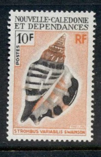 New Caledonia 1970 Shells 10f