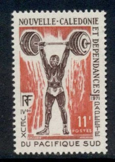 New Caledonia 1971 South Pacific Games Papeete 11f Weightlifting