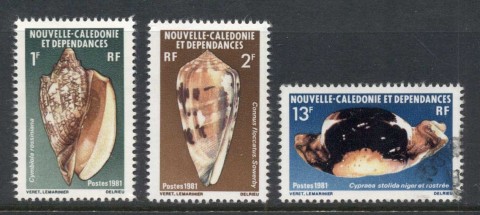 New Caledonia 1981 Marine Life Shells