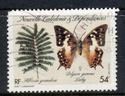 New Caledonia 1987 Butterfly 54f