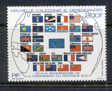 New Caledonia 1987 South Pacific Commission