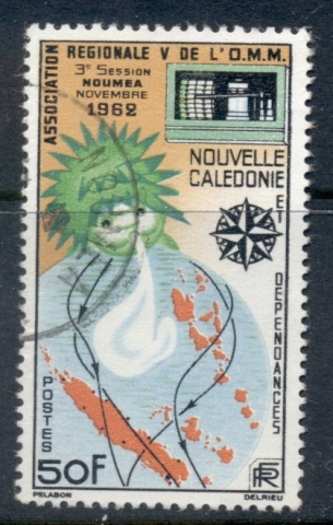 New Caledonia 1962 World Meterological Assoc.
