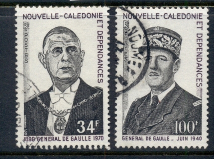 New Caledonia 1971 Gen. De Gaulle