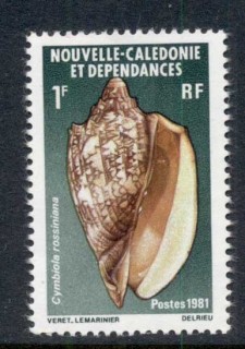 New Caledonia 1981 Shells 1f