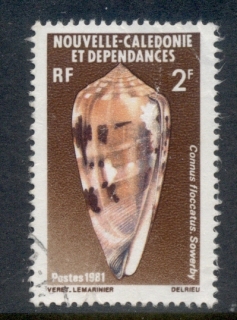 New Caledonia 1981 Shells 2f