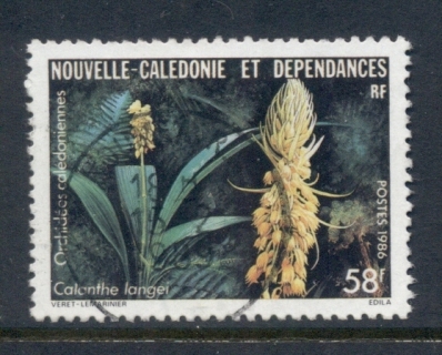 New Caledonia 1986 Flowers, Orchids 58f