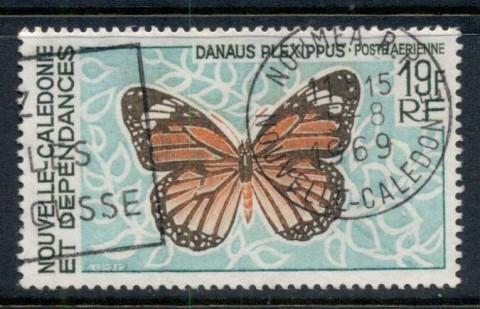 New Caledonia 1968 Insects, Butterflies 19f