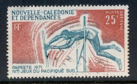 New Caledonia 1971 South Pacific Games Polevault