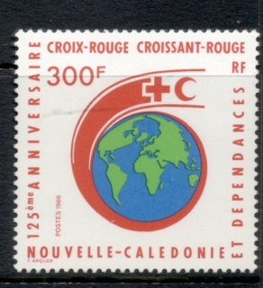 New Caledonia 1988 Red Cross 125th Anniv.